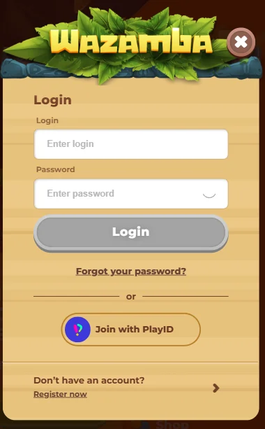 Wazamba Casino Registrierung